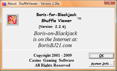Screen Shot: ShuffleViewer - About Box